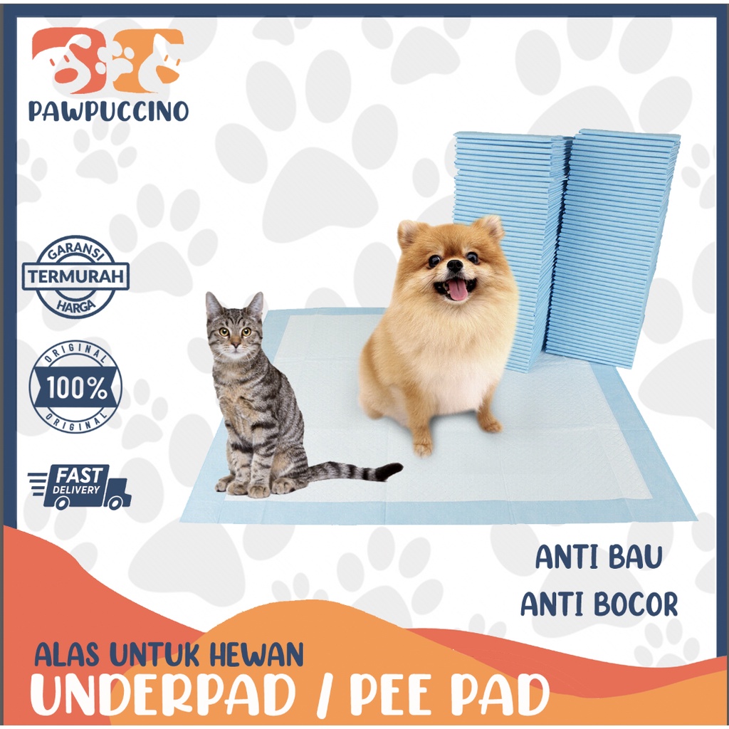 Underpad Perlak / Training Pad / Pee Pad Alas Pipis Kucing Anjing