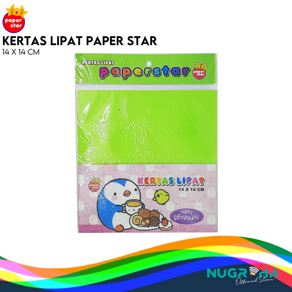 

Kertas Lipat Origami 2 Sisi Double Face 14 x 14 Paperstar