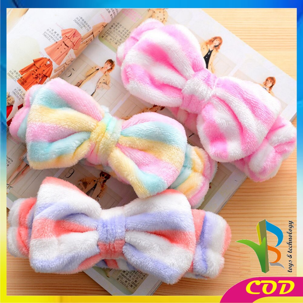 RB-C67-70 Bandana Masker / Bando Mandi Facial Headband Hairband Korea Model Pita Kelinci Kucing