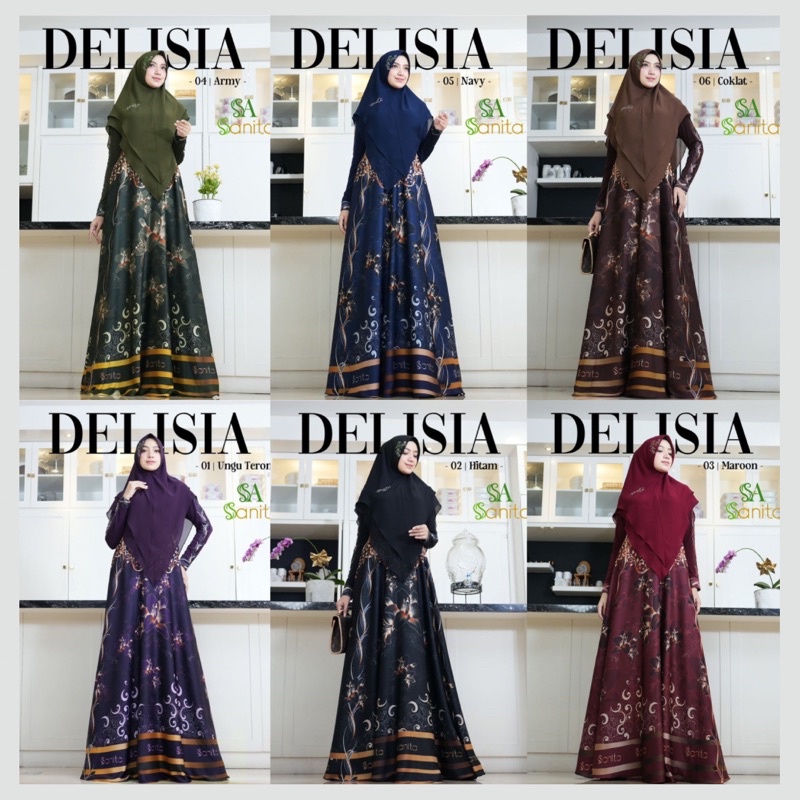 Delisia Set Syari Original By SANITA
