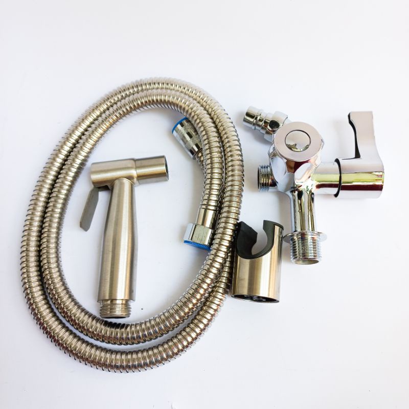 Jet Shower/ Shower Toilet/Shower Mandi Fleksibel 1,2 m stainless steel