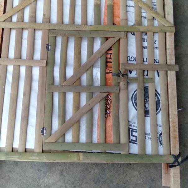 Kandang Ayam Bambu / Kandang Rakit Bambu Segiempat Kotak