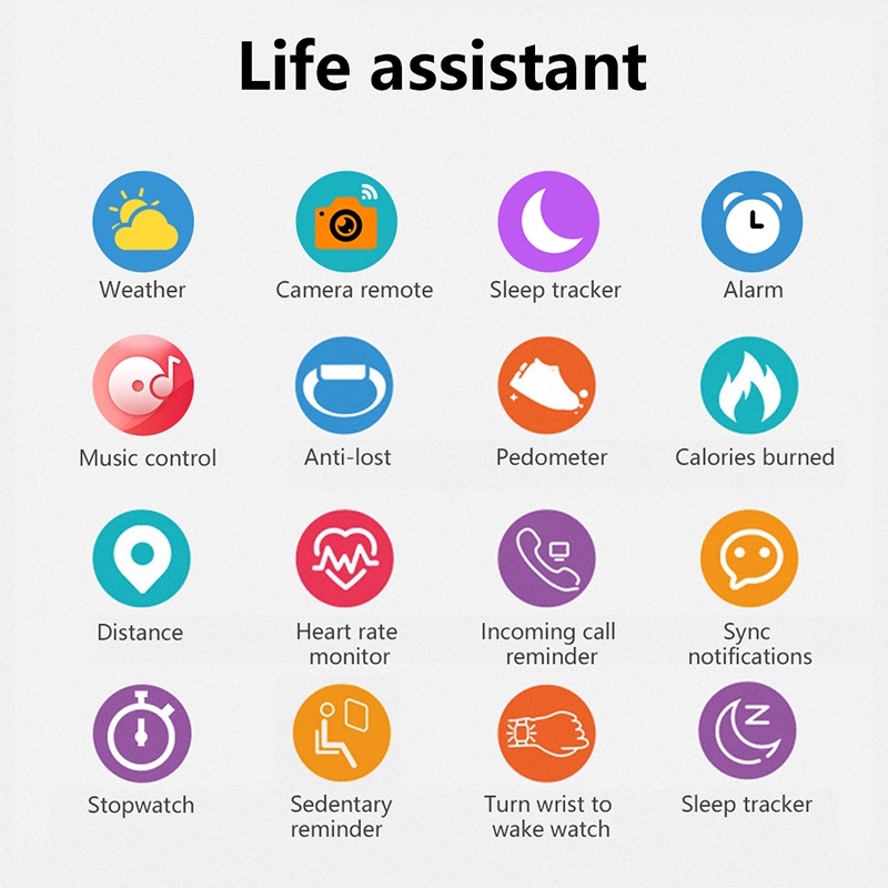 Q13 Smart Watch DIY Watchface Sport Tracker Heart Rate Sleep Monitoring Smart Clock Smartwatch for iOS Android