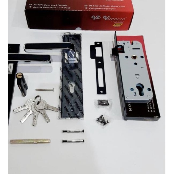 HANDLE PINTU RUMAH STAINLESS BLACK DOFF / Kunci Pintu Rumah Stainless