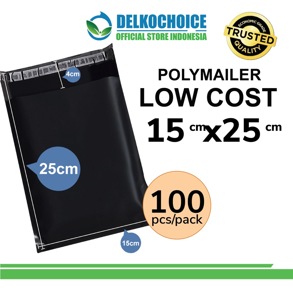 

Plastik Polymailer PACK LOW COST Amplop Polimailer HITAM 15x25 RUSFET