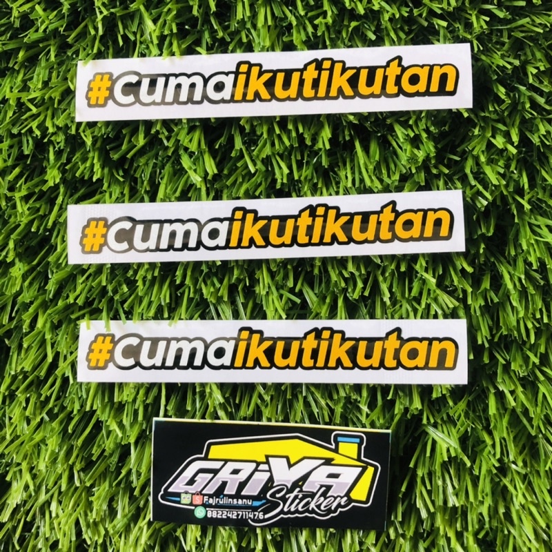 Stiker #cumaikutikutan sticker cutting viral