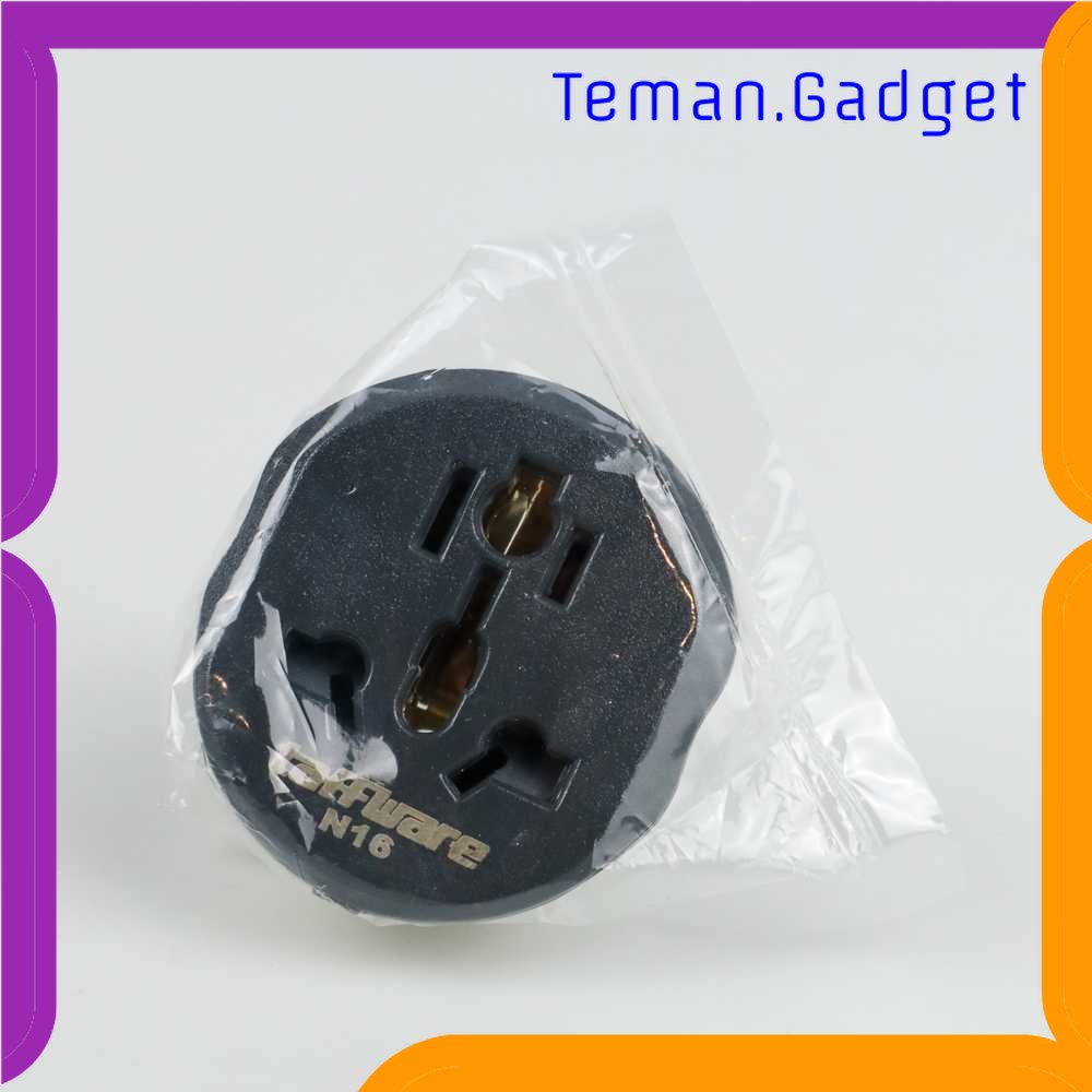 TG-TRV Taffware Loop Universal Travel Adapter AU US UK to EU Plug 16A - N16