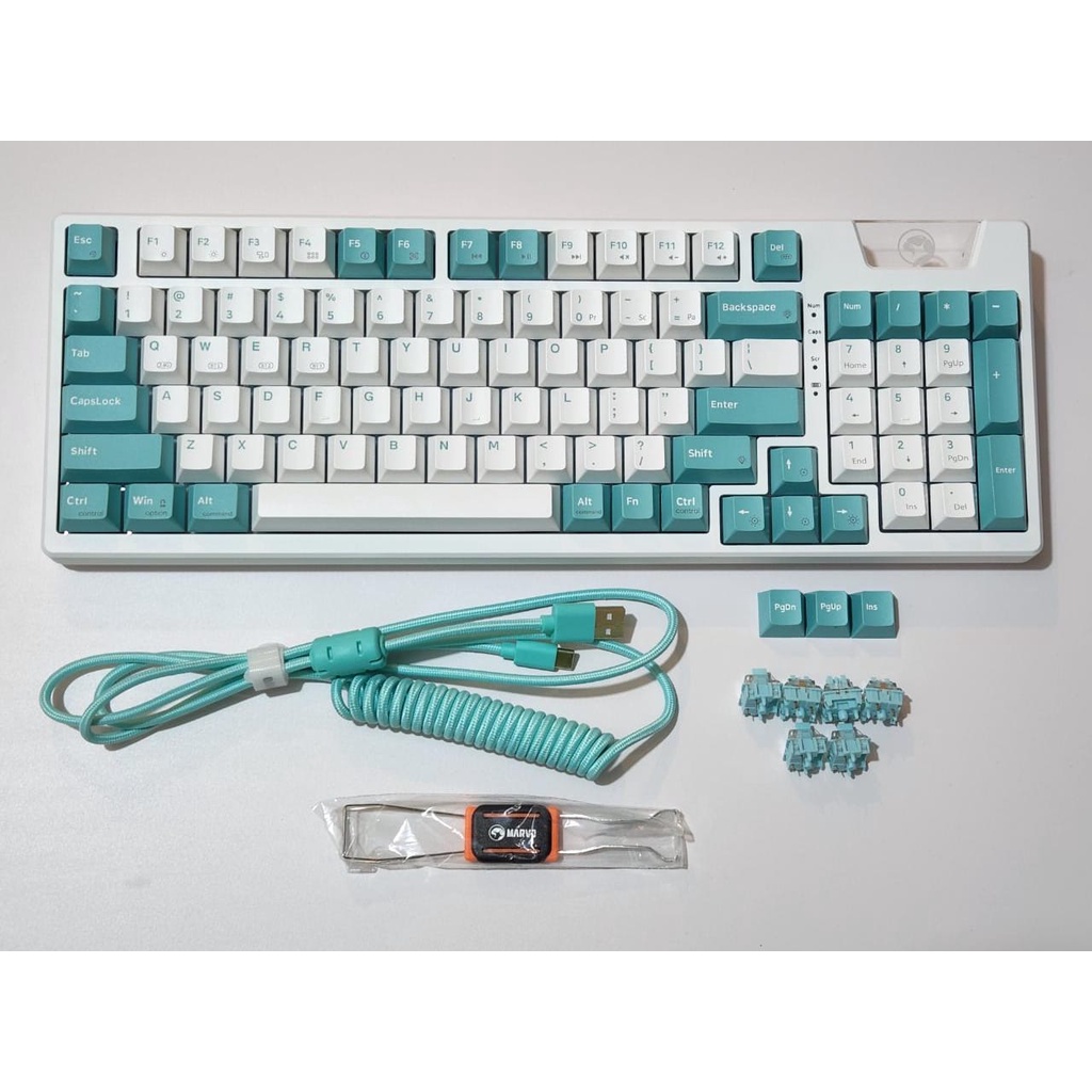 MARVO KG972W Wireless Gasket Mount Mechanical Keyboard ( 3 Modes )