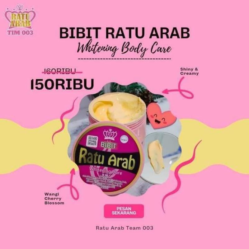 BIBIT RATU ARAB /ASLI ORIGINAL BPOM HB PEMUTIH
