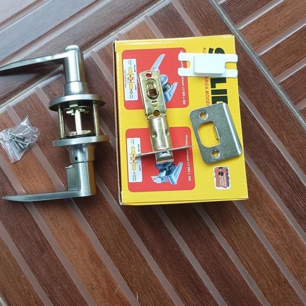 LEVER SET SOLID LV 605 X 300 // HANDLE PINTU KUNCI KAMAR MANDI