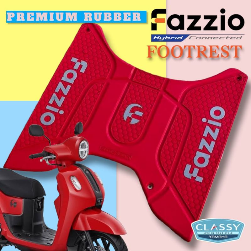 Motopad27 Karpet Fazzio Bordes Fazzio Pijakan kaki Fazzio Full Karet Premium