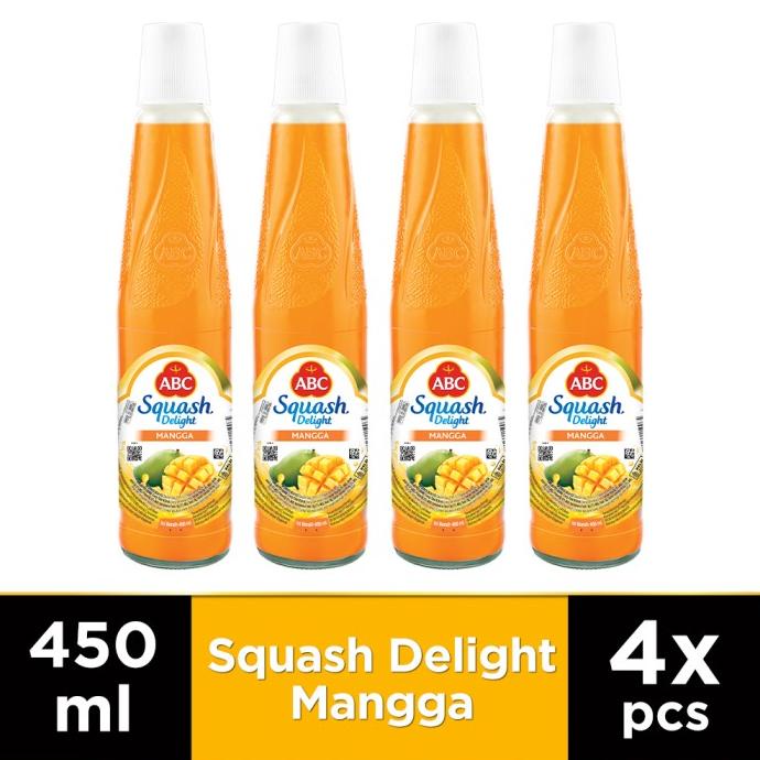 

ABC Sirup Squash Delight Mangga 450 ml - Multi Pack 4 pcs