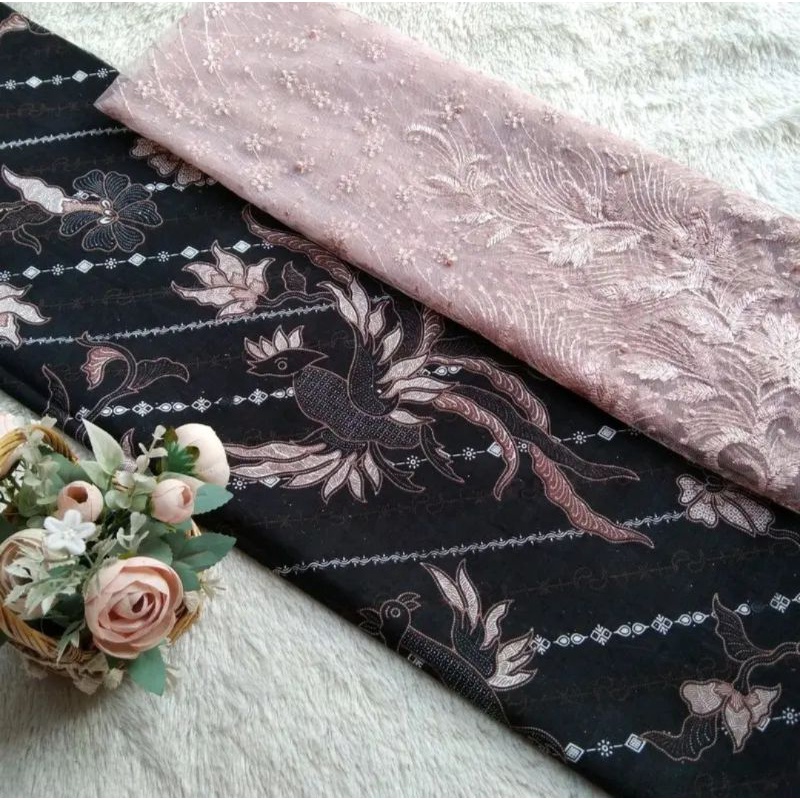 KAIN BATIK JARIK KEBAYA BRIDESMAID KONDANGAN METERAN BAHAN KATUN PRIMA