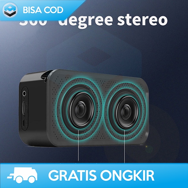 WIRELESS BLUETOOTH SPEAKER JAM BEKER RADIO FM SUARA JERNIH BERKUALITAS