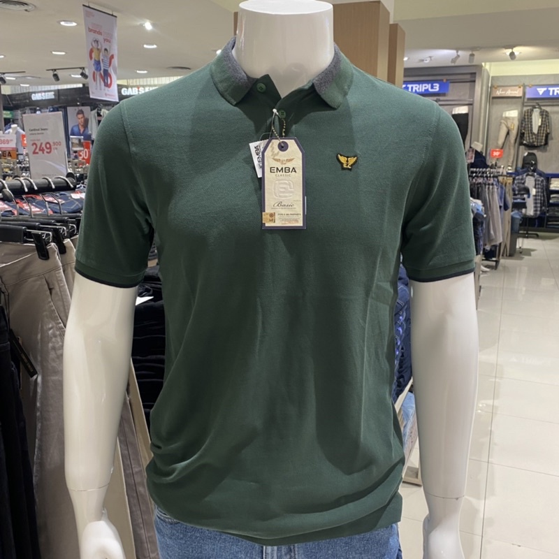 (M,L,XL) KAOS POLO PIRA BERKERAH EMBA CLASSIC ORIGINAL SALE