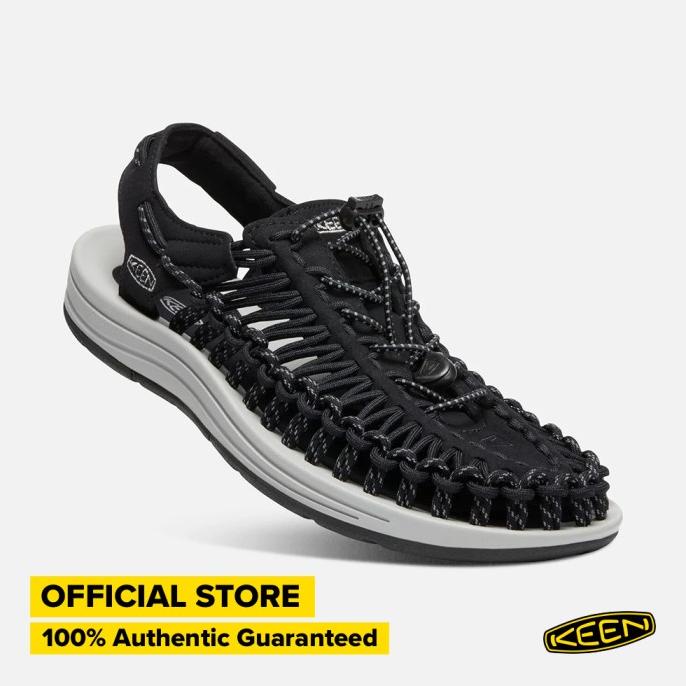 Sepatu Sandal Pria Keen Uneek M - BLACK/SILVER