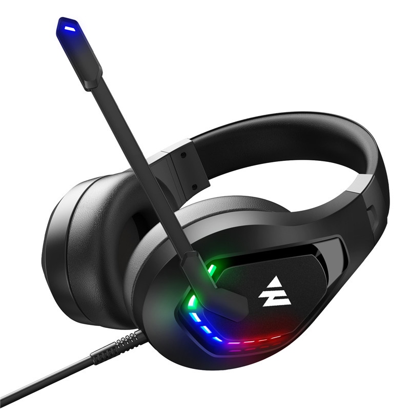 Sicibel M6 Headset Gaming Over Ear Noise Canceling Dengan Mic + Lampu LED Untuk PC / PS5 / PS4 / Xbox One / Laptop