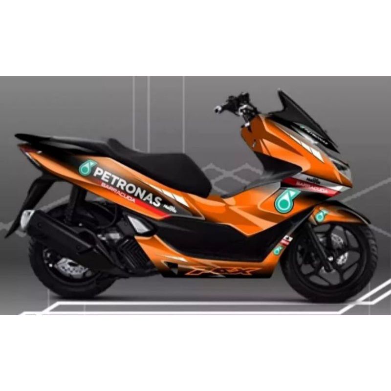 Sticker Decal Variasi untuk motor Honda PCX 160/150 cc Full body, Bisa ganti warna sesuai permintaan