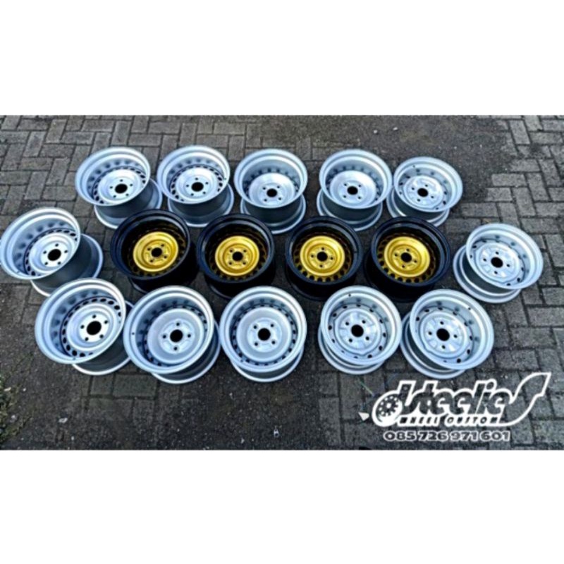 velg kaleng Celong r14 lubang 4