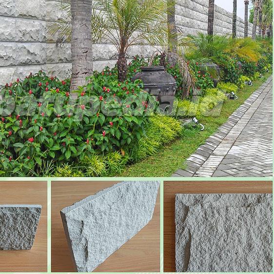 Batu Alam White Palimo Bobos RTA Untuk DInding Tekstur Alami - 15x30