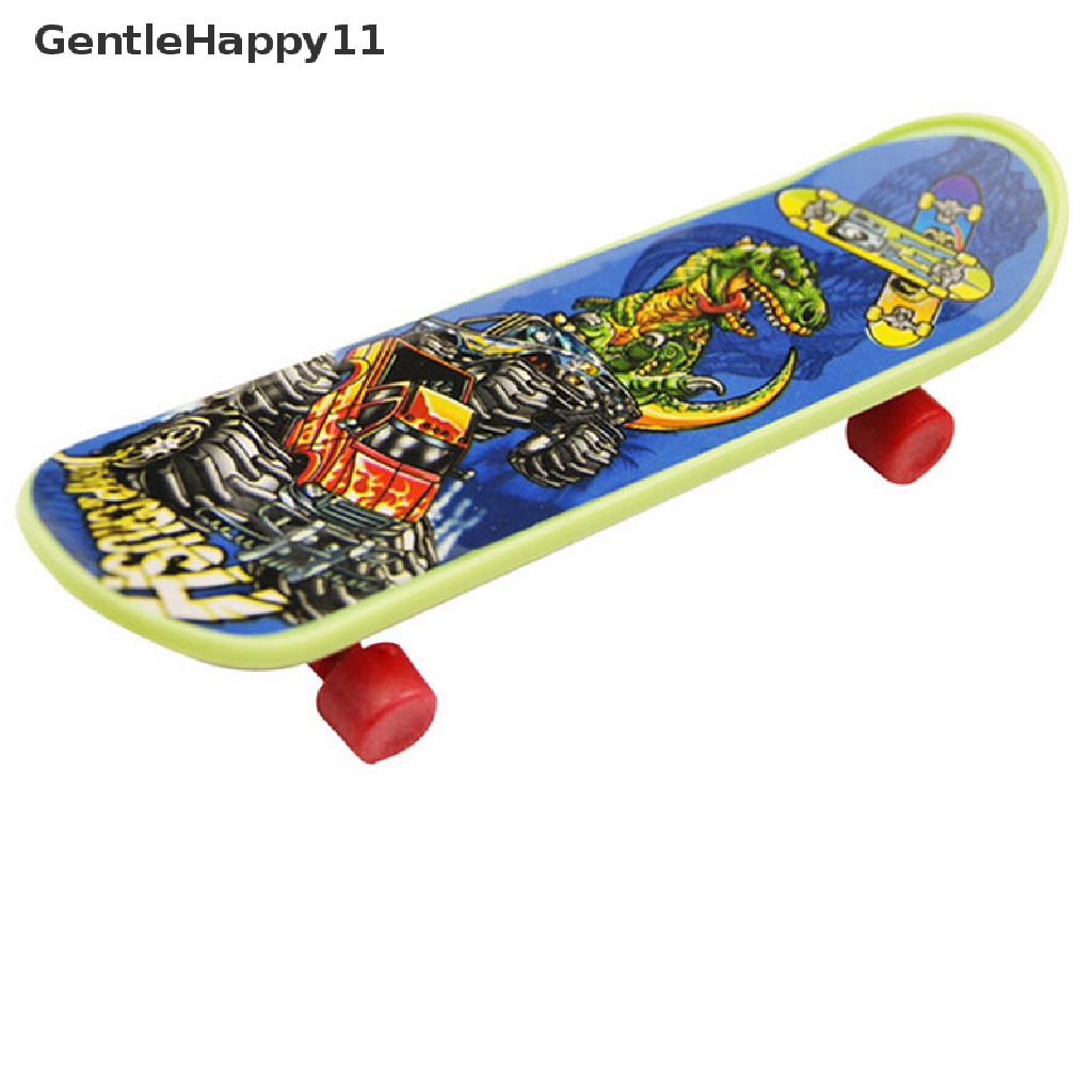 Gentlehappy 1X Mini Finger Board Skateboard Novelty Hadiah Mainan Anak Laki-Laki Perempuan Untuk Pesta 3.7 &quot;id
