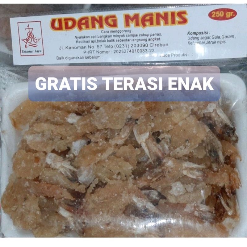 

Dendeng Udang Praktis 200gr GRATIS terasi ENAK