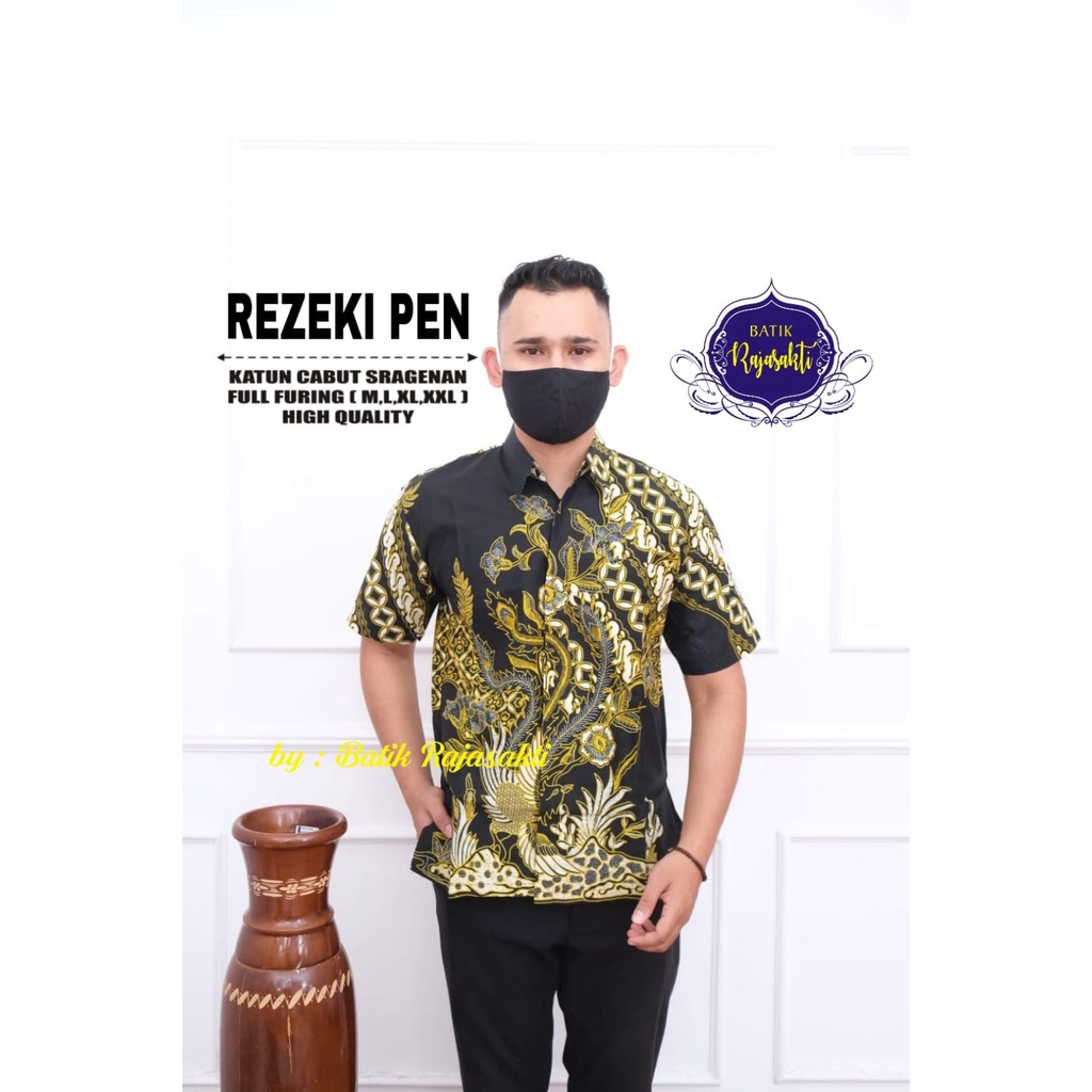 REZEKI RAJASAKTI KEMEJA BATIK PRIA SOLO LENGAN PENDEK PANJANG FULL FURING ORI PREMIUM ATASAN KONDANGAN MODERN TRADISIONAL GOMERLAR MERAH 2 ROFANIAL MEWAH DUO ORDIYAMA COLET ZAQIANDRA GARUDA COLET PORBOWASESO ZAQIANDRA DUO ALBIRRU PUNDAK QUSYAIRI ALTAMIS