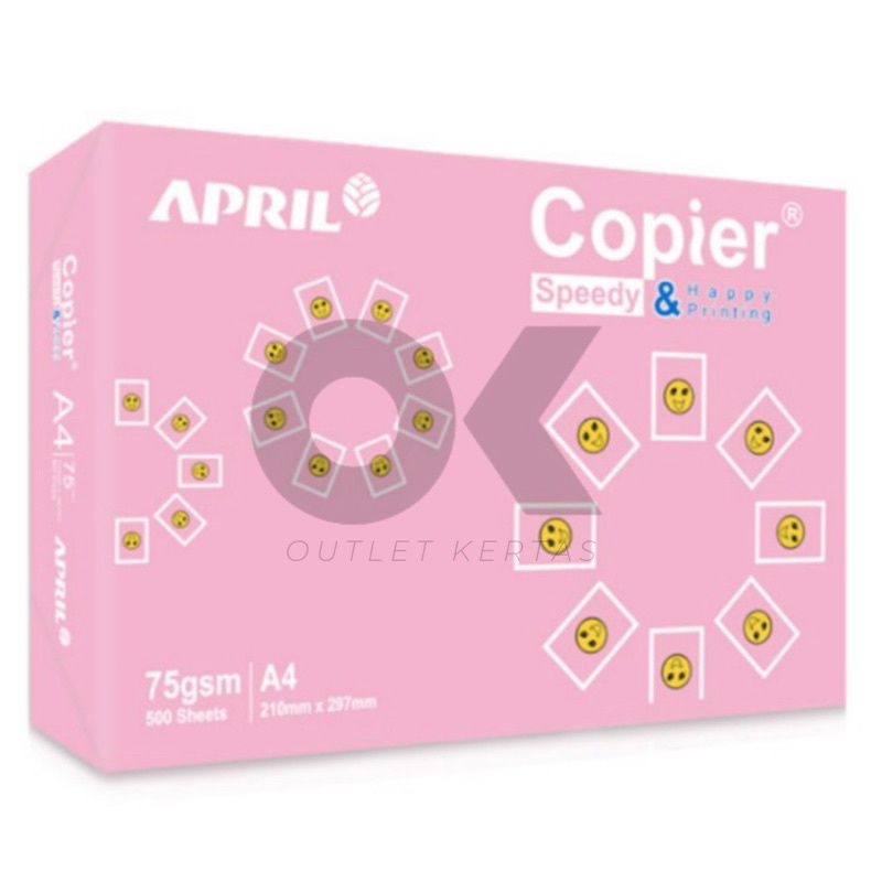 

Kertas HVS A4 APRIL HAPPY COPIER 75gr