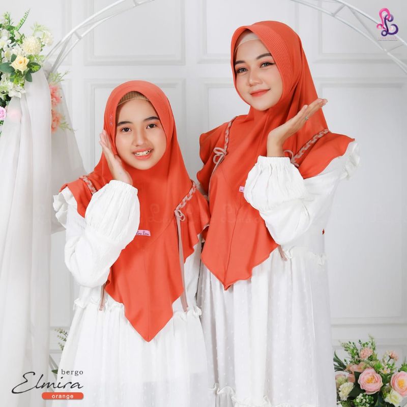 Linalivia Hijab || Bergo Elmira Mom || Bergo Elmira kids || Bergo Elmira || LINALIVIA HIJAB || Bisa 