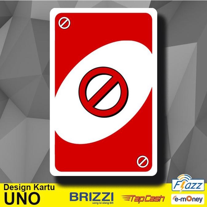 Emoney UNO Kartu Uang Elektronik Design Custom Uno Card Cetak 2 SISI