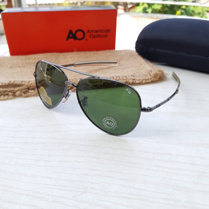 Sunglass American Optical Kacamata AO Skymaster Pilot Diamond Aviator