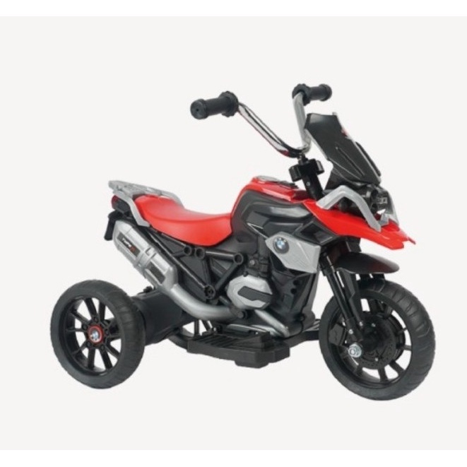 Motor Roda 3 Aki Hadiah Mainan anak PMB M-888 BMW type R 1 2 3 Tahun - Merah