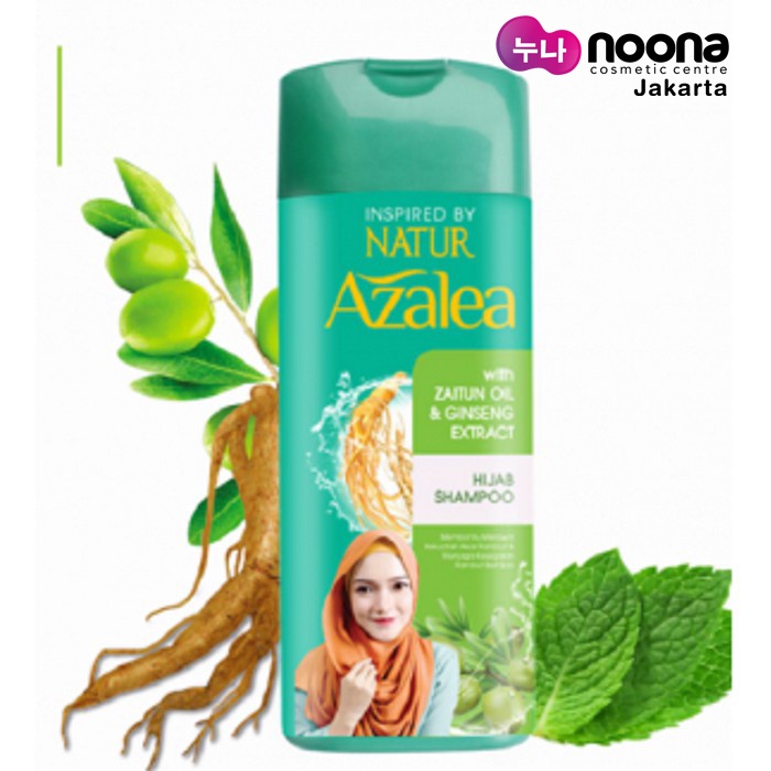 AZALEA WITH ZAITUN OIL &amp; GINGSENG EXRACT HIJAB SHAMPOO ANTI HAIR FALL 190ML