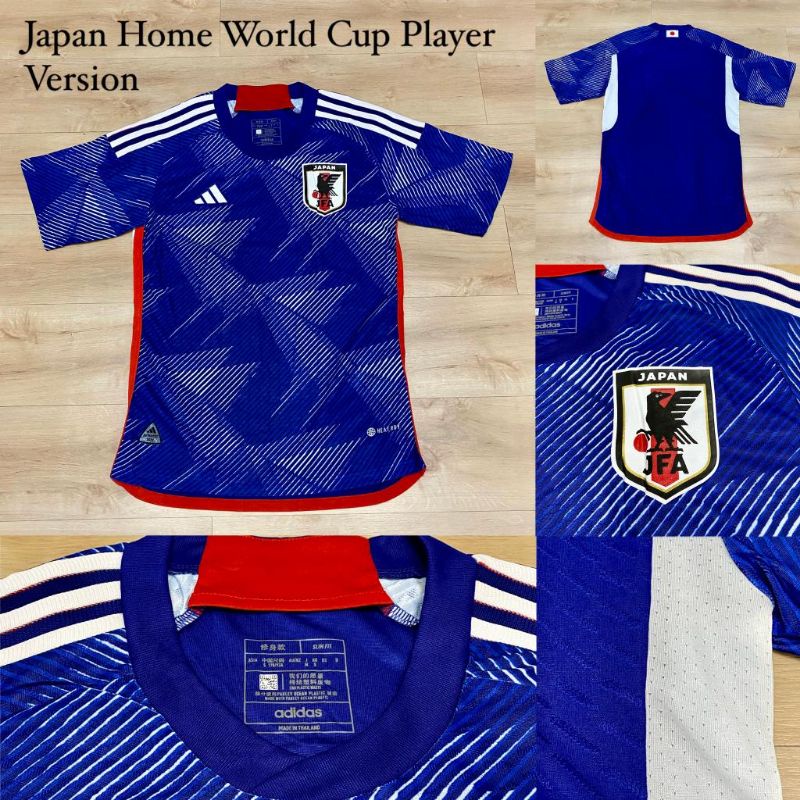Jersey negara jepang home player issue piala dunia worldcup 2022