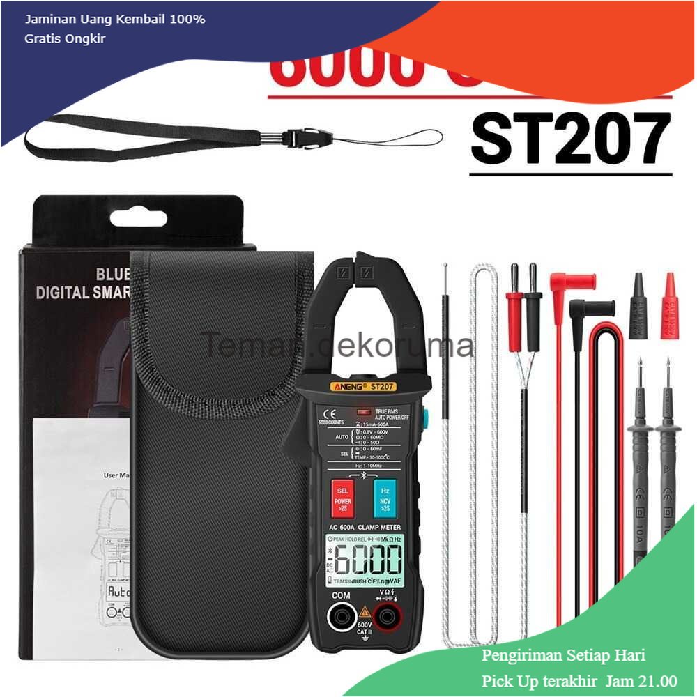 TD - PR2 ANENG Digital Bluetooth Multimeter Voltage Tester Clamp - ST207