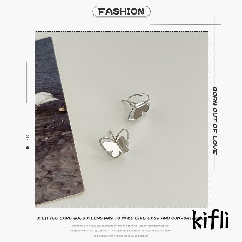 Anting Desain Kupu-Kupu Kecil Model Hollow Untuk Wanita