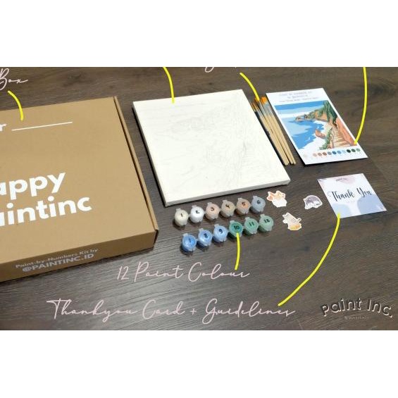 

Paint by Numbers Kit: Nusa Penida Series - Diamond Beach | PaintIncID - TANPA KUAS