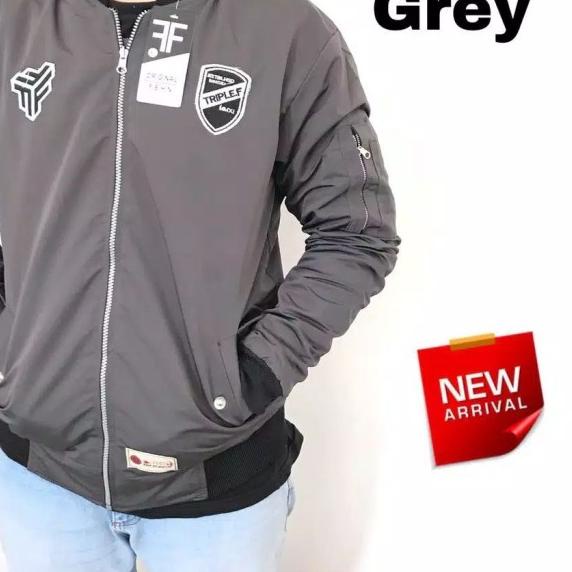 jaket bomber pria/bomber jaket/jaket bomber army/jaket parasut pria - Hitam, L