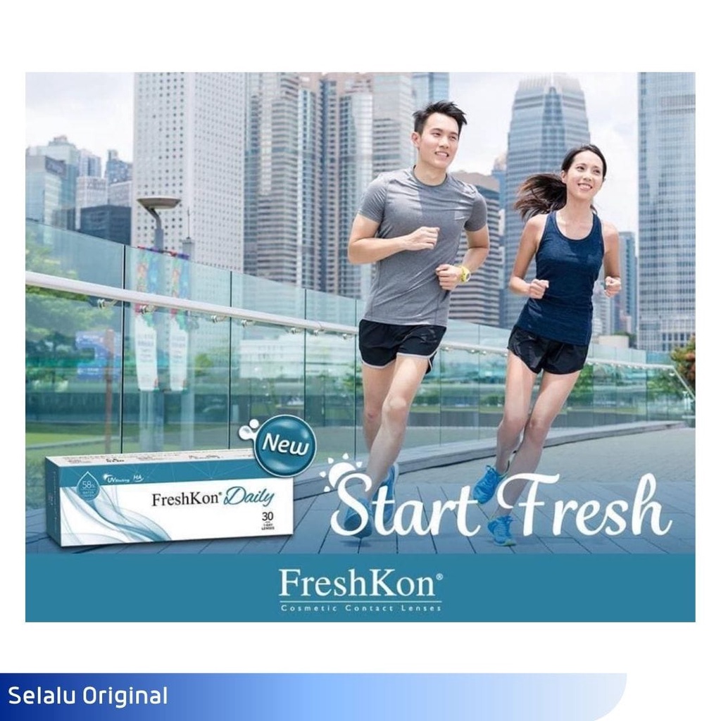 FRESHKON CLEAR DAILY 30PCS SOFTLENS HARIAN