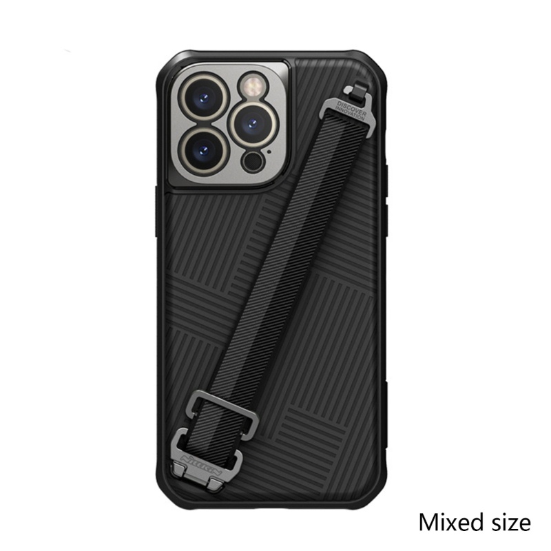 Vivi Pelindung Hp-Case Untuk 14pro Max14Plus Cover Magnet Anti Gores Shockproof Housing Shell Dengan Stra Tangan