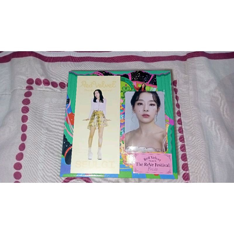 ALBUM SCRAPBOOK WITH PC PHOTOCARD SEULGI NUNMUL TEARS GLITER FINALE