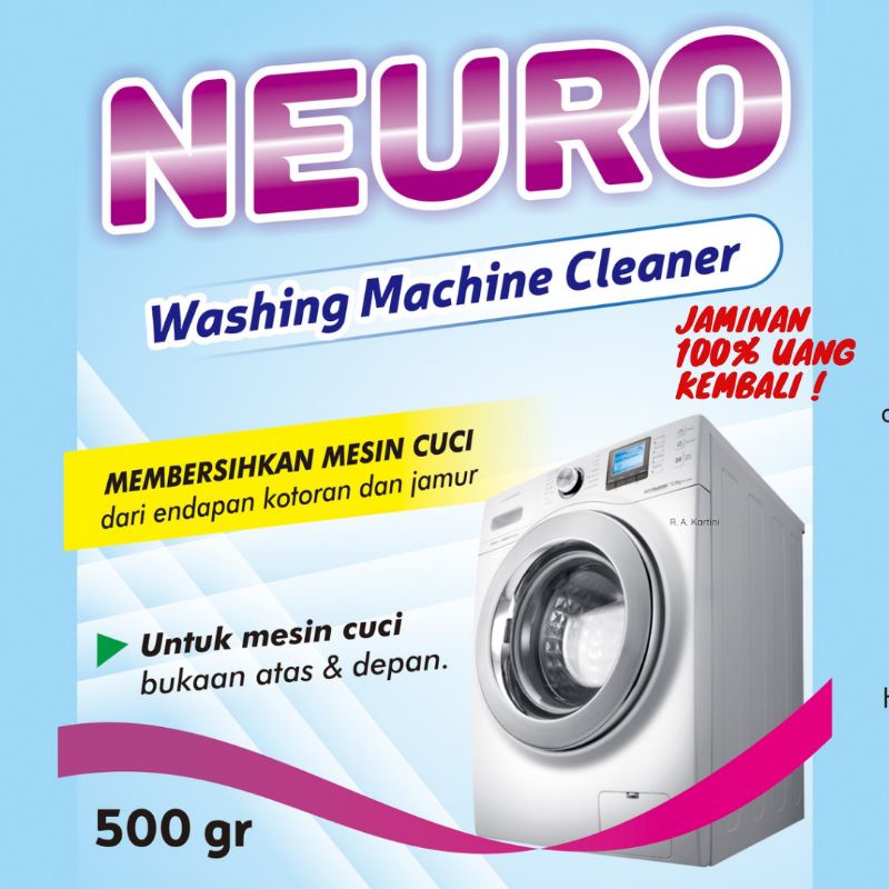 Pembersih mesin cuci penghilang kotoran Washing Machine Cleaner 500gram Detergen Pembersih Mesin Cuci Ramah Lingkungan.