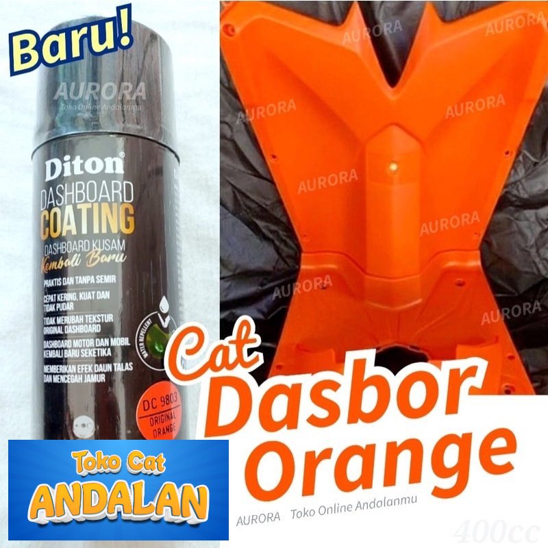 Jual Toko Cat Andalan Diton Premium Dashboard Coating Dc Original Orange Dc Cat Kulit