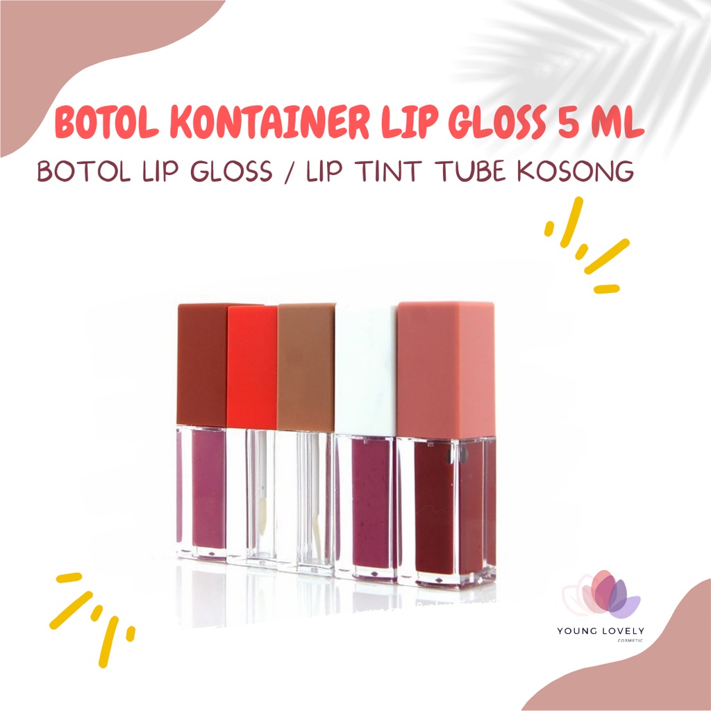 4ml Botol Kosong Lip Gloss / Lip Tint Tube / Botol Lipstick Kosong