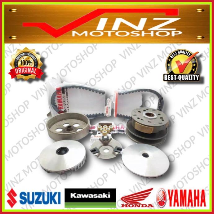 PAKET CVT LENGKAP VANBELT ROLLER MOTOR YAMAHA MIO J FINO SOUL GT 115