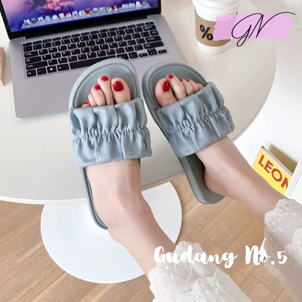 GN-2121 Sandal Selop Jelly Fashion Wanita Terbaru Import Balens PCU