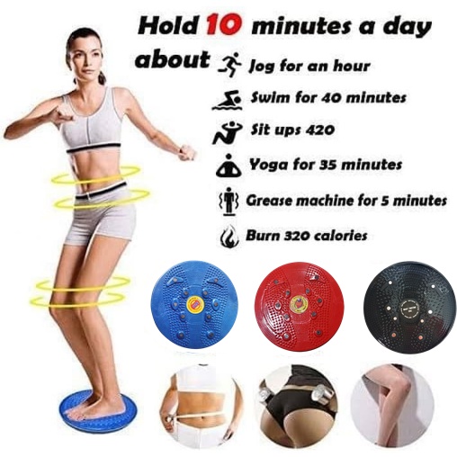 JOGGING TRIMMER MAGNETIC JOGGING BODY PLATE / PELANGSING BADAN