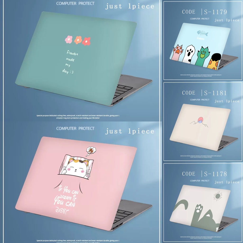 1pc Universal Bebas Potong COD Menyesuaikan Stiker Kulit Laptop Untuk Lenovo V340-14 IML V340-15IML S540-14 14 &quot;15.6&quot; Komputer Notebook Decal Doraemon Designs Covers