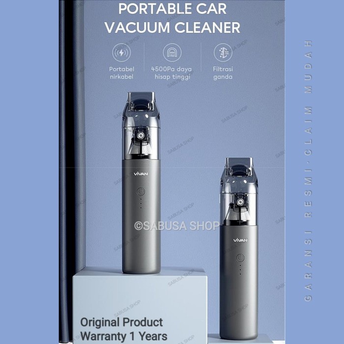 Car Vacum Cleaner Mobil Wireless Portable Baterai Charger Tanpa Kabel