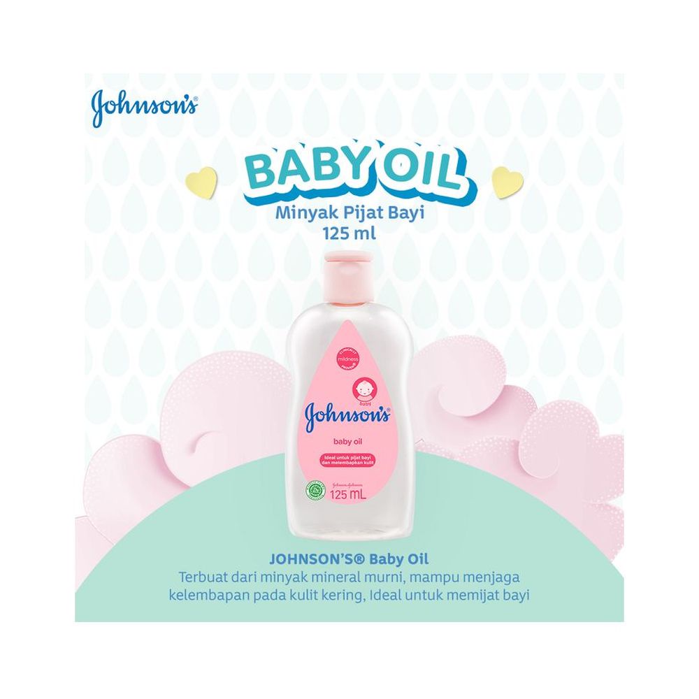 ✅MZ✅ JOHNSON'S Baby Oil 125ml